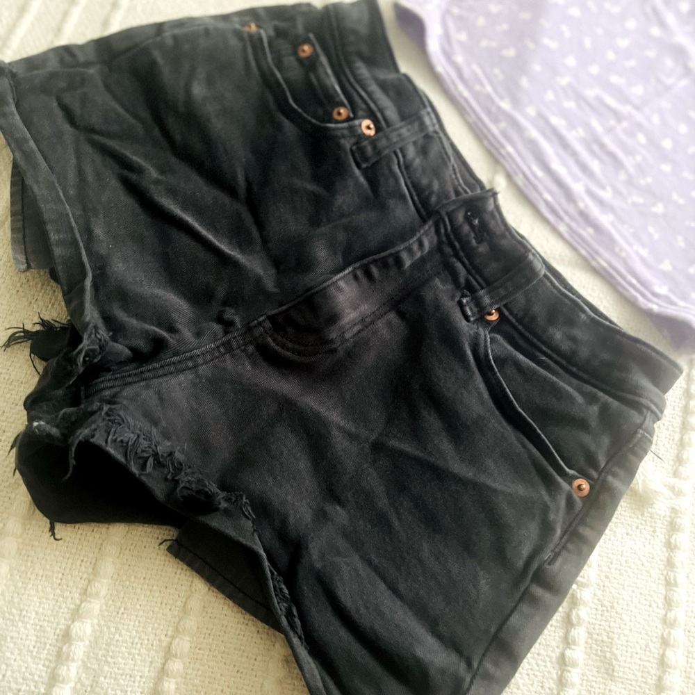 Victoria Secret-Pink high waist denim shorts